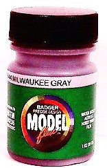 Badger Model Flex 16-44 MILW Milwaukee Road Gray 1 oz Acrylic Paint Bottle