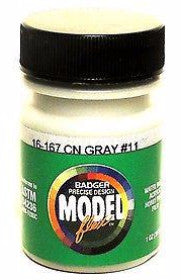 Badger Model Flex 16-167 CN Canadian National Gray #11 1 oz Acrylic Paint Bottle