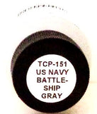 Tru-Color TCP-151 US Navy Battleship Gray 1 oz  Paint Bottle