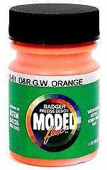 Badger Model Flex 16-61 D&RGW Rio Grande Orange 1 oz Acrylic Paint Bottle