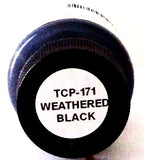 Tru-Color TCP-171 Flat Weathered Black 1 oz Paint Bottle