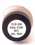 Tru-Color TCP-230 Passenger Car Interior Dark Tan 1 oz Paint Bottle