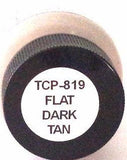 Tru-Color TCP-819 Flat Dark Tan 1 oz Paint Bottle
