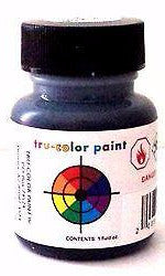 Tru-Color TCP-805 Flat Black 1 oz Acrylic Paint Bottle