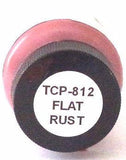 Tru-Color TCP-812 Flat Rust 1 oz  Paint Bottle