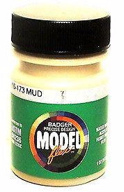 Badger Model Flex 16-173 Mud 1 oz Acrylic Paint Bottle
