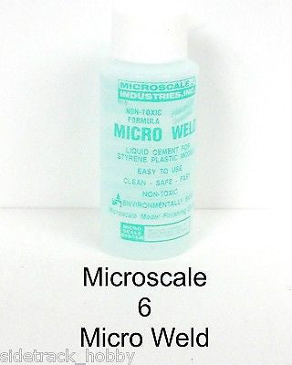 Microscale MS-6 Micro-Weld Liquid Cement 1 oz Bottle