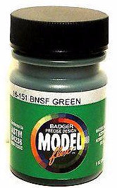 Badger Model Flex 16-151 BNSF Green 1 oz Acrylic Paint Bottle