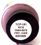 Tru-Color TCP-181 KCS Kansas City Southern Freight Car Brown 1 oz Paint Bottle