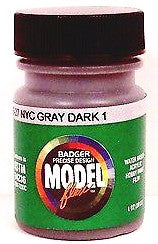 Badger Model Flex 16-27 NYC New York Central Gary Dark #1 1 oz Acrylic Paint