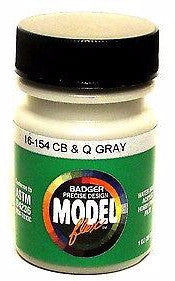 Badger Model Flex 16-154 CB&Q Burlington Gray 1 oz Acrylic Paint Bottle