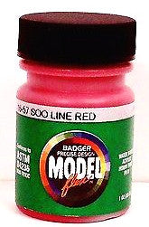 Badger Model Flex 16-57 Soo Line Red 1 oz Acrylic Paint Bottle