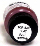 Tru-Color TCP-830 Flat Rail Brown 1 oz Paint Bottle