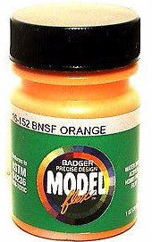 Badger Model Flex 16-152 BNSF Orange 1 oz Acrylic Paint Bottle