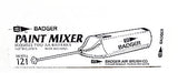 Badger Air-Brush Model 121 Hand Held Battery Powered Paint Mixer