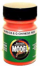 Badger Model Flex 16-153 CB&Q Burlington Chinese Red 1 oz Acrylic Paint Bottle