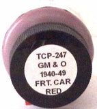 Tru-Color TCP-247 GM&O Gulf Mobile & Ohio Freight Car Red 1 oz Paint