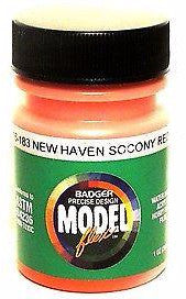 Badger Model Flex 16-183 New Haven Socony Red 1 oz Acrylic Paint Bottle