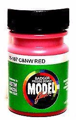 Badger Model Flex 16-187 C&NW Chicago Northwester Red 1 oz Acrylic Paint Bottle