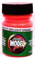 Badger Model Flex 16-38 SP Southern Pacific Daylight Orange 1 oz Acrylic Paint