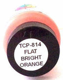 Tru-Color TCP-814 Flat Bright Orange 1 oz Paint Bottle