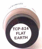 Tru-Color TCP-824 Flat Earth 1 oz Paint Bottle