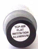 Tru-Color TCP-828 Flat Imititation Aluminum 1 oz Paint Bottle