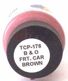 Tru-Color TCP-178 B&O Baltimore & Ohio Freight Car Brown 1 oz Paint Bottle