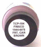Tru-Color TCP-184 SLSF Frisco Freight Car 1944-60 Brown 1 oz Paint Bottle