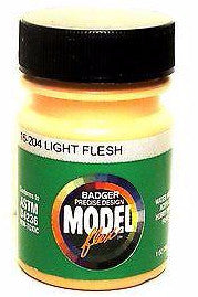 Badger Model Flex 16-204 Light Flesh 1 oz Acrylic Paint Bottle
