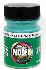 Badger Model Flex 16-90 PC Penn Central Green 1 oz Acrylic Paint Bottle