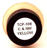 Tru-Color TCP-108 C&NW Chicago & North Western Yellow 1 oz Paint Bottle
