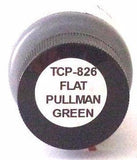 Tru-Color TCP-826 Flat Pullman Green 1 oz Acrylic Paint Bottle