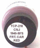 Tru-Color TCP-210 CNJ Central New Jersey Freight Car Red 1 oz Paint B