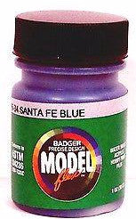 Badger Model Flex 16-34 ATSF Santa Fe Blue 1 oz Acrylic Paint Bottle