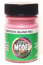 Badger Model Flex 16-200 CRI&P Rock Island Red 1 oz Acrylic Paint Bottle