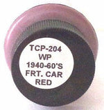 Tru-Color TCP-204 WP Western Pacific Freight Car Red 1 oz Paint Bottle