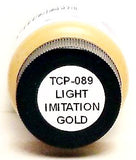 Tru-Color TCP-089 Light Imitation Gold 1 oz Paint Bottle