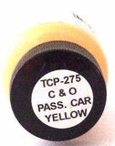 Tru-Color TCP-275 C&O Chesapeake & Ohio Passenger Car Yellow 1 oz Paint