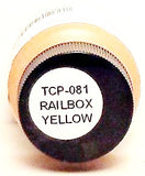 Tru-Color TCP-081 RBOX Railbox Yellow 1 oz Paint Bottle