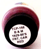 Tru-Color TCP-198 B&M Boston & Maine Freight Car Red 1 oz Paint Bottle