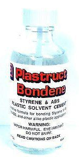 Plastruct PLS 00003 Bondene Styrene & ABS Plastic Solvent Cement 2 oz Bottle