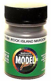Badger Model Flex 16-199 CRI&P Rock Island Maroon 1 oz Acrylic Paint Bottle