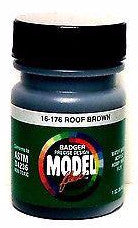 Badger Model Flex 16-176 Roof Brown 1 oz Acrylic Paint Bottle