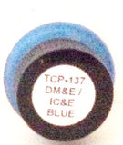 Tru-Color TCP-137 DM&E Dakota Minnesota & Eastern Blue 1 oz Acrylic Paint Bottle