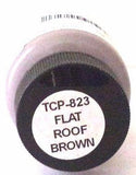 Tru-Color TCP-823 Flat Roof Brown 1 oz Paint Bottle