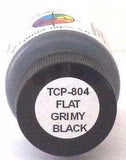 Tru-Color TCP-804 Flat Grimy Black 1 oz Paint Bottle