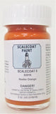 Scalecoat II S2016 Reefer Orange 2 oz Enamel Paint Bottle