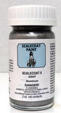Scalecoat II S2047 Aluminum 2 oz Enamel Paint Bottle