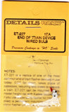 HO Scale Details West ET-227 EOT End-Of-Train Device w/Red Bulb